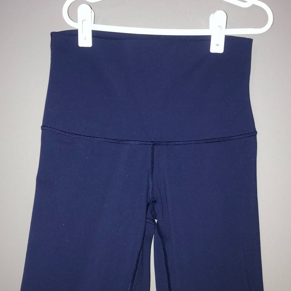 Blue high waisted lulu leggings